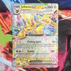 Pokemon TCG Jolteon ex 030/131 Prismatic Evolutions Holo Tera - Image 1