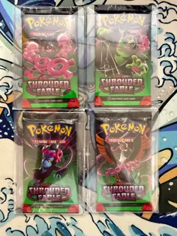 Pokemon Shrouded Fable x4 Booster Packs (Full Art Set) Brand New & SEALED - Image 1