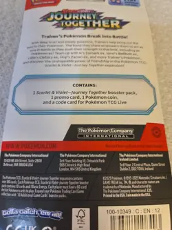Pokemon TCG Journey Together Booster Pack. Brand New Factory Sealed - Image 5