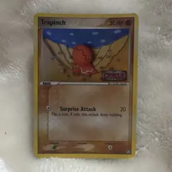 Pokemon TCG Trapinch 68/108 Power Keepers Stamped Holo 50 HP English 2007 - Image 1
