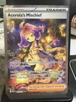 Acerola's Mischief 183/132 Special Illustration Rare Mega Pokemon NM/LP Ungraded - Image 1
