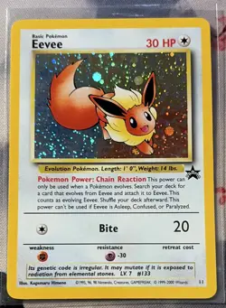 Pokemon TCG Eevee WOTC Promo Holo 11/53 1999 NM - Image 1