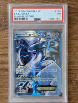 2013 Pokemon BW Plasma Storm PSA 1 Lugia EX Holo FA #134 FRESH CASE SLAB - Image 1