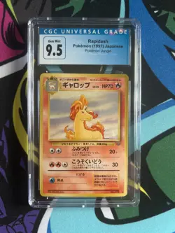 Rapidash 078 Pokemon Jungle Japanese CGC 9.5 - Image 1