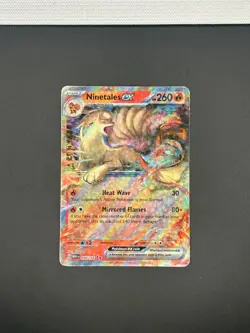 038/165 Ninetales ex Double Rare 151 Pokemon Holo NM - Image 1