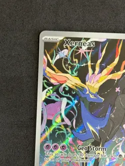 Pokemon Xerneas 091/086 Illustration Rare IR Chaos Rising Pack Fresh NM - Image 2