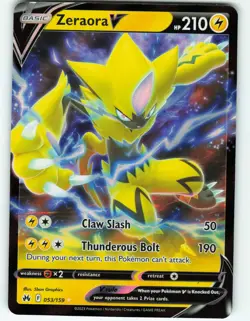 Zeraora V - 53/159 Crown Zenith - Pokemon TCG - 2023 - Image 1