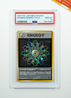 Pokemon PSA 10 Rainbow Energy Rocket Gang 1997 Japanese - Image 1