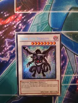 Yugioh Dark End Dragon LCGX-EN188 UNLIMITED NM SECRET - Image 1