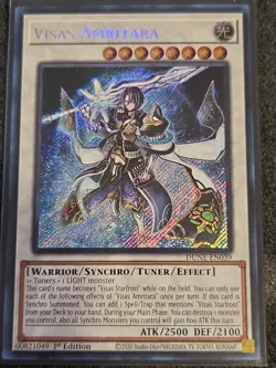 Visas Amritara Duelist Nexus DUNE-EN039 1st Edition Secret Rare Yu-Gi-Oh! - Image 1