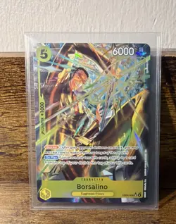 One Piece CCG Borsalino Alt Art EB04-058 SR - Adventure On Kami’s Island - NM - Image 1