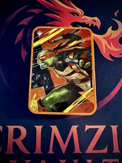 TMT Card Lot+Tin, MTG Ninja Turtles, Michelangelo TIN, See Description For Cards - Image 4