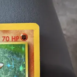 Pokemon Hitmonchan 7/102 Base Set Holo Rare 70 HP Basic Wizards English TCG Card - Image 4