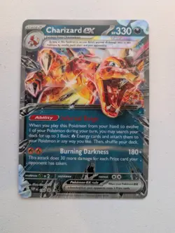 Charizard EX Jumbo Lenticular 054/091 - SVP196 Promo Pokemon - NM PACK FRESH - Image 1