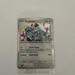 Terapagos 161/191 with Sprigatito SEALED PROMO Best Buy Pokemon Card - Image 1