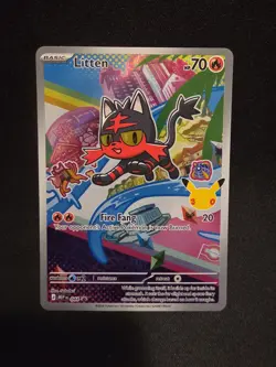 Pokemon Mega Evolution Promo Cards- Rowlet 43, Litten 44, & Popplio 45 - Image 4