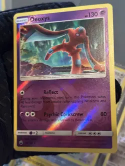 Pokemon Deoxys Holo 68/168 Basic Psychic 2018 English TCG Card Pokemon TCG - Image 1