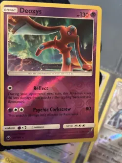 Pokemon Deoxys Holo 68/168 Basic Psychic 2018 English TCG Card Pokemon TCG - Image 2
