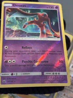 Pokemon Deoxys Holo 68/168 Basic Psychic 2018 English TCG Card Pokemon TCG - Image 3