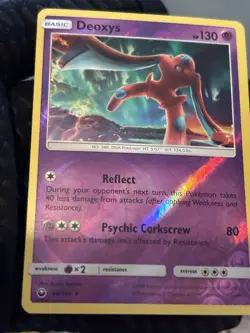 Pokemon Deoxys Holo 68/168 Basic Psychic 2018 English TCG Card Pokemon TCG - Image 4