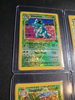 Vintage Pokemon WOTC Fossil Jungle Vending Machine Sticker Cards Holofoil 8 Card - Image 3