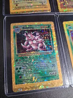 Vintage Pokemon Base Set Vending Machine Sticker Cards GOLD HOLOFOIL WOTC TCG - Image 4