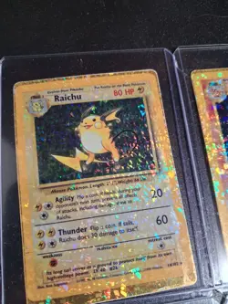 Vintage Pokemon Base Set Vending Machine Sticker Cards GOLD HOLOFOIL WOTC TCG - Image 5