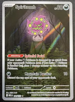 Spiritomb 148/132 - FULL ART ILLUSTRATION RARE - Mega Evolution - 2025 Pokemon - Image 1