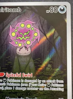 Spiritomb 148/132 - FULL ART ILLUSTRATION RARE - Mega Evolution - 2025 Pokemon - Image 2