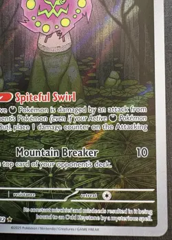 Spiritomb 148/132 - FULL ART ILLUSTRATION RARE - Mega Evolution - 2025 Pokemon - Image 3