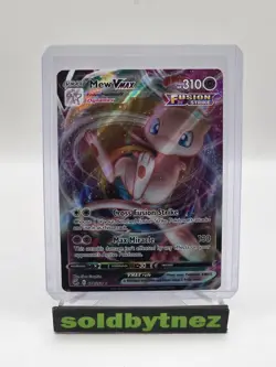 Mew VMAX 114/264 Holo VMAX Rare Fusion Strike Pokemon Near Mint - Image 1