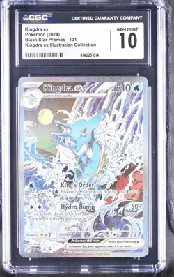 CGC 10 KINGDRA EX 131 BLACK STAR PROMO SCARLET & VIOLET POKEMON - Image 1
