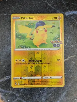 Pikachu 028/078 Pokemon GO Reverse Holo - Image 1