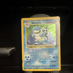 Blastoise Base Set Holo Rare 2/102 1999 English Stage 2 100 HP Pokemon - Image 1