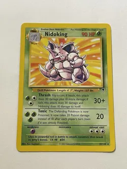 Pokemon Nidoking 31/110 Legendary Collection Rare Holo Stage 2 90 HP 2002 - Image 1