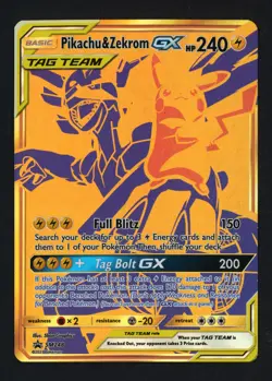 Pikachu & Zekrom GX SM248 SM Promos Holofoil Promo Pokemon TCG - Image 1