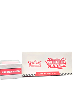 Pokemon White Flare ETB Elite Trainer Box + Booster Bundle SEALED Lot NIB - Image 3