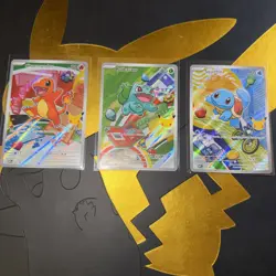 Pokemon TCG First Partner Illustration Collection Series 1 Kanto GEN 1 Set - Image 1