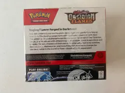 2023 Pokemon Scarlett and Violet Obsidian Flames Booster Box Sealed - 36 Packs 820650863745 - Image 2