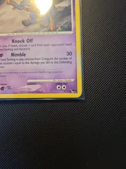 Pokemon TCG Croagunk 7/17 2009 Pop Series 9 - Image 2