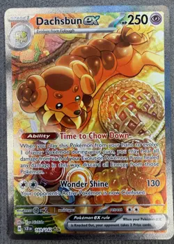 Dachsbun ex 169/142 Sv07: Stellar Crown Special Illustration Rare Holo Full Art - Image 1