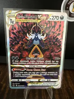 2023 Pokemon Crown Zenith Hisuian Samurott VSTAR GG52/GG70 Alt Art GG NM 🌌⚔💎✨ - Image 1