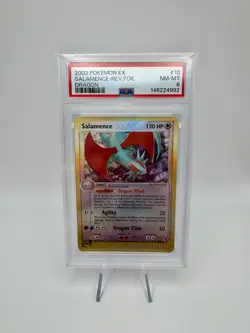 Pokemon 2003 PSA 8 Salamence EX Dragon Reverse Holo #10/97 🔥 NEW CERT POP 40 - Image 1