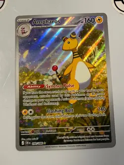 Ampharos 090/086 Full Art Illustration Rare - Chaos Rising - Pokemon NM - Image 1