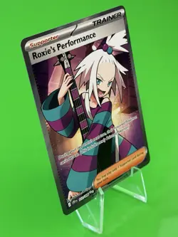 Pokemon Roxie's Performance Mega Evolution Chaos Rising UR Full Art 112/086 NM!! - Image 2