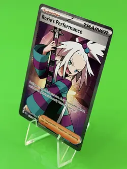 Pokemon Roxie's Performance Mega Evolution Chaos Rising UR Full Art 112/086 NM!! - Image 3
