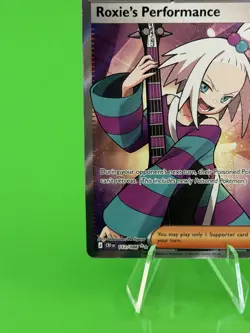 Pokemon Roxie's Performance Mega Evolution Chaos Rising UR Full Art 112/086 NM!! - Image 5