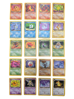 Near Mint Team Rocket Dark Pokemon Lot Of 20 - Image 1