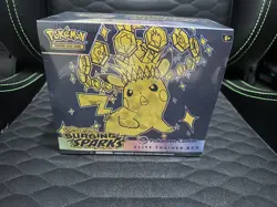Pokemon Surging Sparks Elite Trainer Box ETB Pokemon Center Exclusive New Sealed - Image 1
