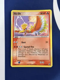 HP/DMG Ho-Oh Deck Exclusive Holo Rare 27/115 Pokemon Unseen Forces - Image 1
